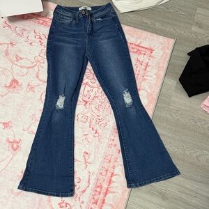 Elegant Indigo Flare Jeans
